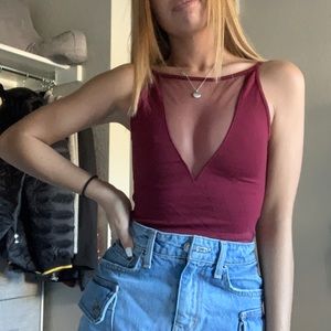 Urban Outfitters Silence + Noise Mesh Insert Tank